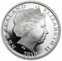 (№2010km331) Монета Новая Зеландия 2010 год 1 Dollar (Елизавета II - КИВИ)