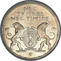 (№1935km158) Монета Вольный город Данциг 1935 год 5 Gulden