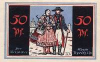 (№1921) Банкнота Германия 1921 год "50 Pfennig"