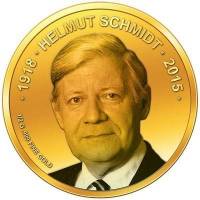 () Монета Республика Конго 2015 год 100 франков КФА ""  Биметалл (Платина - Золото)  UNC