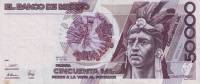 (№1990P-93b.5) Банкнота Мексика 1990 год "50,000 Pesos"