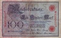 (№1905P-24b) Банкнота Германия 1905 год "100 Mark"