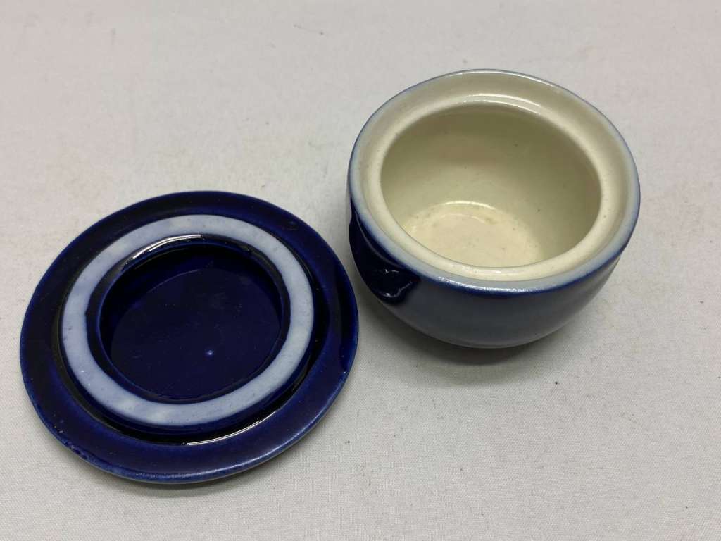 Шкатулка кобальт фарфор