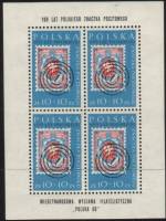 (1960-030a) Блок Польша "Нет черного цвета"   Выставка марок POLSKA`60 III O