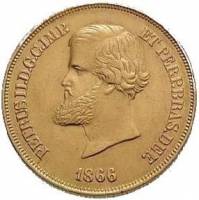 (№1853km467) Монета Бразилия 1853 год 10,000 Reacute;is