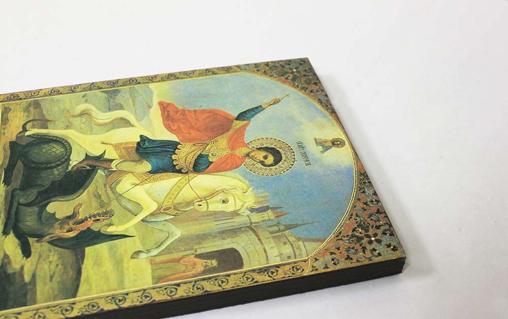 Икона Георгий Победоносец, современная