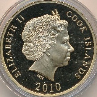 (2010) Монета Острова Кука 2010 год 1 доллар &quot;Замок Нойшванштайн&quot;  Медь-Никель  PROOF