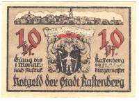() Банкнота Германия (Веймар) 1921 год 0,1  ""   VF