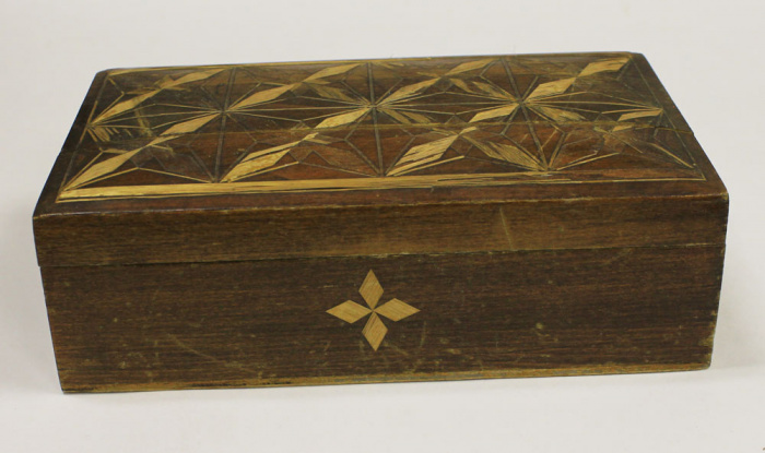 Шкатулка деревянная ручной работы (сост. на фото)