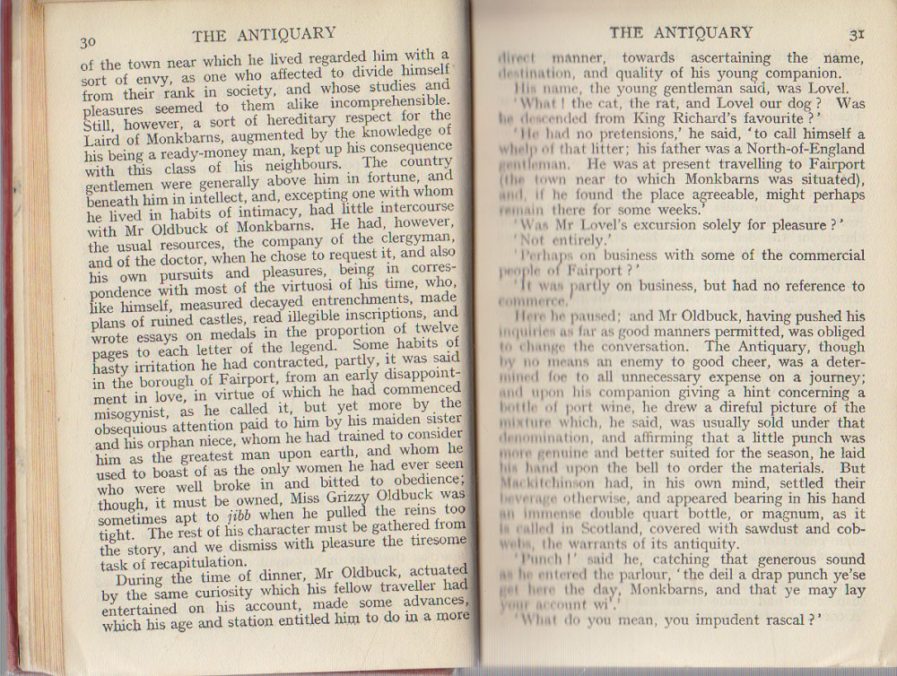 Книга &quot;The Antiquary&quot; Не указан W. Scott Лондон Твёрдая обл. 544 с. Без илл.