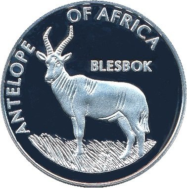 (2003) Монета Малави 2003 год 10 квача &quot;Блисбок&quot;  Серебрение  PROOF