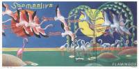 (№1998-56) Блок марок Сомали 1998 год "Американский Фламинго Phoenicopterus гиьег", Гашеный