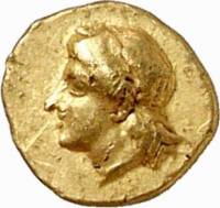 (№1970) Монета Древняя Греция 1970 год 1/12 Stater (Сатрап Pixodaros)