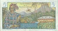 (№1947P-20B) Банкнота Экваториальная Африка 1947 год "5 Francs"