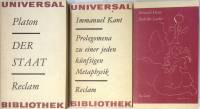 Набор книг (3 шт) Три книги На немецком языке  Платон И. Кант Г. Гейне German Мягкая обл.  с. Без ил