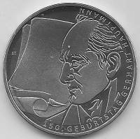 (2012A) Монета Германия (ФРГ) 2012 год 10 евро "Герхард Гауптман"  Медь-Никель  UNC