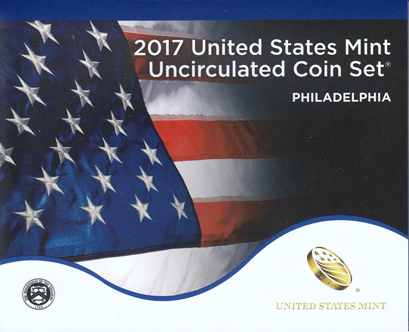 (2017pd, 20 м.) Набор США 2017 год   UNC