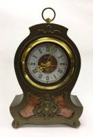 Настольные часы "Янтарь Кварц" с гравировкой, СССР (сост. на фото)