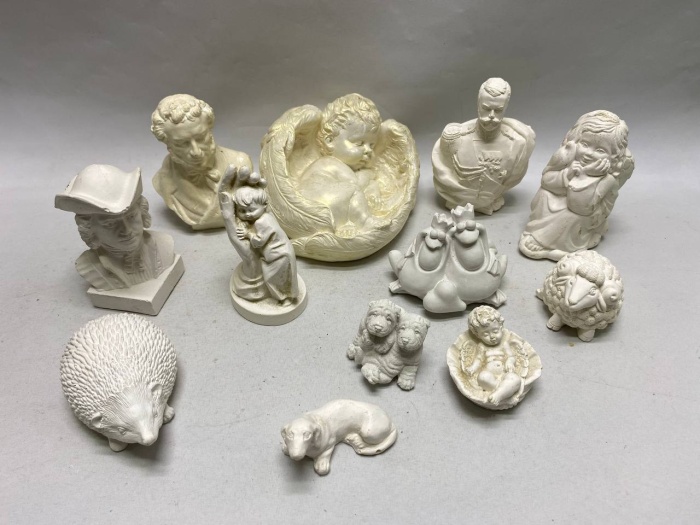 Сувенир гипсовая фигурка 12 шт