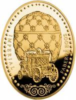 () Монета Остров Ниуэ 2012 год 5 долларов ""  Биметалл (Платина - Золото)  AU
