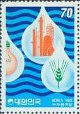 (№1983-1347) Марка Корея Южная 1983 год "Развития водных ресурсов", Гашеная