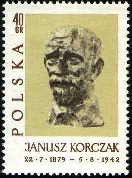 (1962-069) Марка Польша "Я. Корчак"   20 лет со дня смерти Я. Корчака III &Theta;