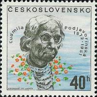 (1972-027) Марка Чехословакия "Людмила Подъяворинская" ,  III Θ