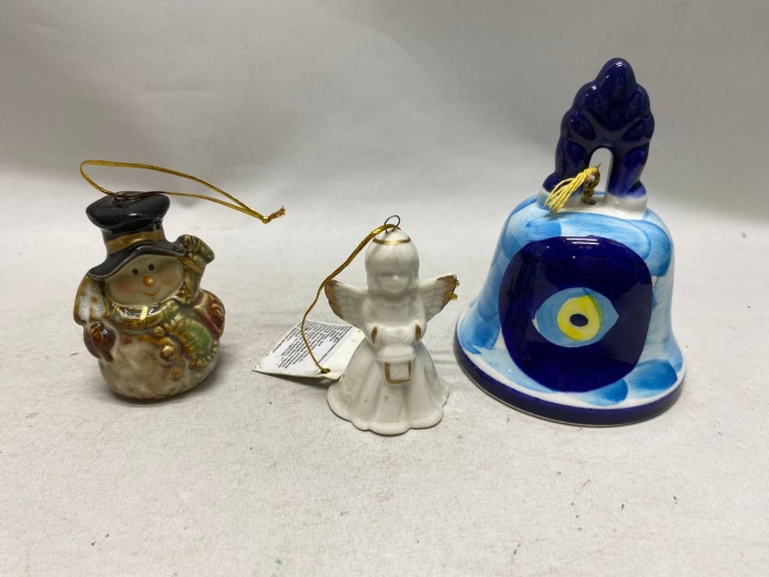 Сувенир колокольчик фарфор 3 шт