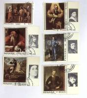 -- Набор марок Панама 6 шт.  Гашёные , III Θ