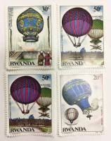 --  Набор марок Руанда 4 шт.  Негашеные , III O