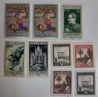 (--) Набор марок Ватикан "9 шт."  Негашеные  , III O