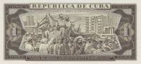 (,) Банкнота Куба 1967 год 1 песо "Хосе Марти"   UNC
