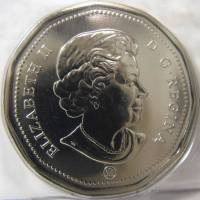 (1935) Монета Канада 2008 год 1 доллар   Никель  UNC