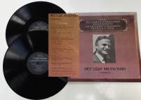 Набор виниловых пластинок (2 шт) И. Менухин Исполнительское искусство Мелодия 300 мм. (Сост. отл.)