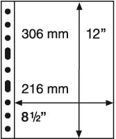 Лист GRANDE 1C на 1 банкноту. Упаковка (5 шт.). Leuchtturm, #321709