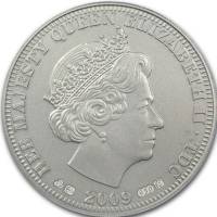 () Монета Тристан да Кунья 2009 год 5 фунтов ""   PROOF