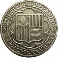 (№1977km1) Монета Андорра 1977 год 2,000 Diners