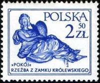 (1979-056) Марка Польша "Композиция 'Мир' (фиолетовая)"    Стандартный выпуск III Θ