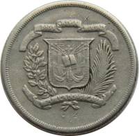 (№1978km50) Монета Доминиканская Республика 1978 год 10 Centavos