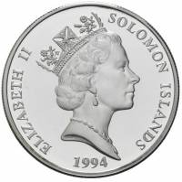 () Монета Соломоновы Острова 1994 год 10  ""    AU