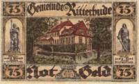 (№2017) Банкнота Германия (Без даты) 75 Pfennig"