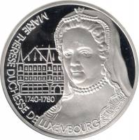(№1994) Монета Люксембург 1994 год 25 Ecu (Мари Терез 1740/1780)