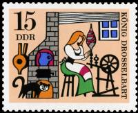 (1967-084) Марка Германия (ГДР) "Сказка (3)"    Фольклор III Θ