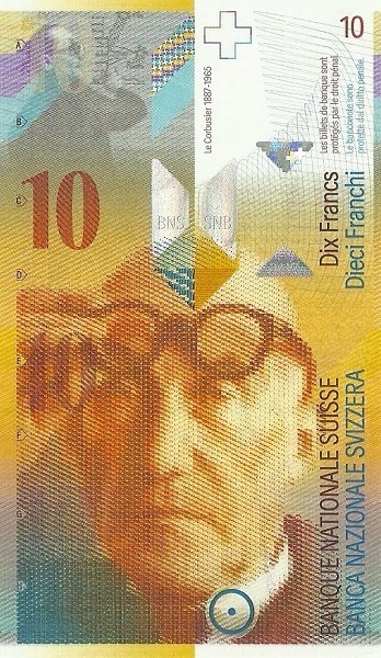 (2006) Банкнота Швейцария 2006 год 10 франков &quot;Ле Корбюзье&quot; Raggenbass - Blattner  UNC