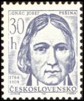 (1966-009) Марка Чехословакия "И. Песина"    Деятели культуры III O