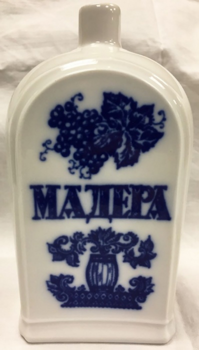 Штоф &quot;Мадера&quot;, фарфор, без крышки (сост. на фото)