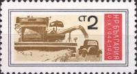 (1969-068) Марка Болгария "Сельское хозяйство"   25-летие народной власти III O