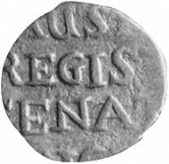 (№1728km165A(A165)) Монета Индия 1728 год 1 Pice (GR (Georgius Rex - for King George I))