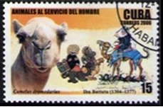 (№4849) Марка Куба 2006 год &quot;Верблюд Нар ольховая&quot;, Негашеная
