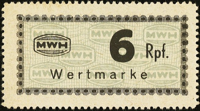 (№2017) Банкнота Германия (Без даты) 6 Reichspfennig&quot;